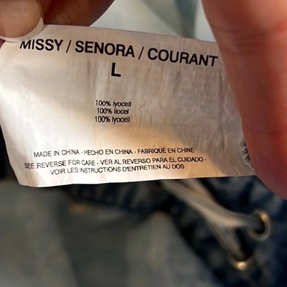 👢Nine West Jeans,Sinfully Soft Lyocell Dress, Incredible Material,Lace-Up Front - Picture 8 of 10